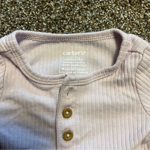 Carter's Lavender Ribbed Baby Set - Picture 2 of 4